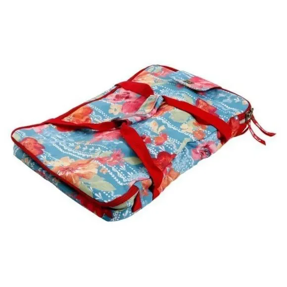 The Pioneer Woman Wildflower Whimsy Insulated Bakers Foldable Tote - Picture 3 of 5